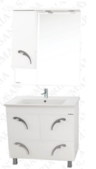 Мебель для ванной Элит - 60 1 ящик  белый