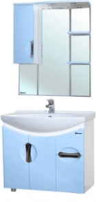Мебель для ванной Лагуна - 75 голубая