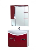 Мебель для ванной Лагуна - 85 красная
