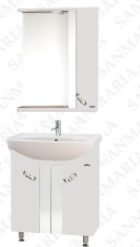 Мебель для ванной Ницца - 65 белый комплект 