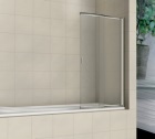 Штора на ванну сдвижная   RGW SC- 40 100*150 стекло прозрачное
