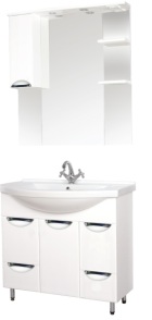 Мебель для ванной комплект Милан - 90 белый