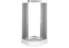 Душевой уголок Aquanet AQ7 80x80*185 узорчатое стекло