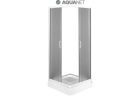 Душевой уголок Aquanet AQ8 80*80 квадратный, узорчатое стекло