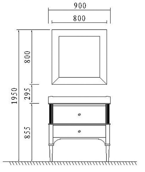Мебель для ванной NAUTICO-PRESTIGE BDF- А2033