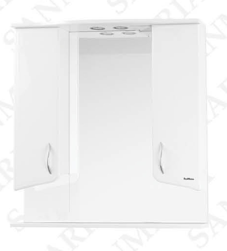 Мебель для ванной комплект Эрика - 80  2 ящика белый
