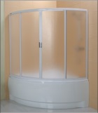 Шторка на ванну - Sanplast KWS/ASP 145*145*150