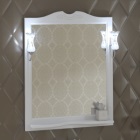 Зеркало для ванной комнаты Opadiris Клио 80 цвет белый матовый (9003)
