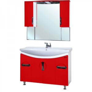 Мебель для ванной Лагуна - 120 красная