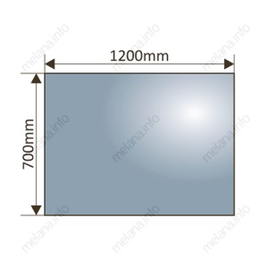 Зеркало для ванной прямоугольное Melana MLN-LED052