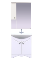 Мебель для ванной Неаполь- 65 белая эмаль