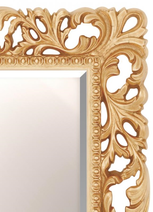 Декоративное зеркало Misty Аврора R.1021.BA.ZF Gold