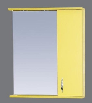 Зеркало-шкаф Стиль - 50 желтый