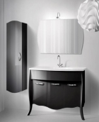 Мебель для ванной комнаты Belux «Бриз-85» черный глянец