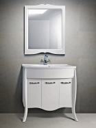 Мебель для ванной комнаты Belux «Бриз-85» белая