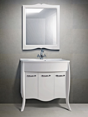 Мебель для ванной комнаты Belux «Бриз-100» белая