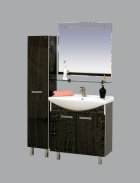 Мебель для ванной Джулия- 105 Краколет черная 